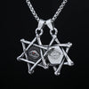 Good Polished 2024 New 316L Stainless Steel Star With Green&Red Zircon Pendant Necklace For Man Women Design Party Gift