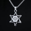 Good Polished 2024 New 316L Stainless Steel Star With Green&Red Zircon Pendant Necklace For Man Women Design Party Gift