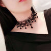 Gothic Punk Lace Choker Necklace For Women  Retro Clavicle Chain Halloween Collar Choker Steampunk Jewelry Gift for Girl