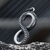 Gothic Snake Pendant Necklace For Mens Stainless Steel Animal Pendants Chain Punk Biker Jewelry Creative Gift Wholesale