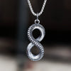 Gothic Snake Pendant Necklace For Mens Stainless Steel Animal Pendants Chain Punk Biker Jewelry Creative Gift Wholesale
