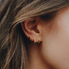 Stainless Steel 1 Pair Minimalist Huggie Hoop Earrings For Women Gold Color Tiny Round Circle 6/8/10mm Punk Unisex Rock Earring - Image 2