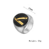 Heavy Sugar Barber Knife Ring Men Gold/Silver Color Stainless Steel Razor Signet Ring Male Cool Punk Style Barber Jewlery - Image 3
