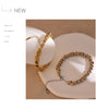 Thick Stainless Steel Chain Cuff Bracelet in Gold-Tone or Mixed-Metal Finish - Image 18
