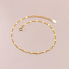 Silver Simple Silver Piece Link Chain Anklet for Women Punk Hip Hop Korean Party Jewelry - Image 4