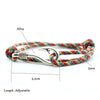 Charm Fish Hook Anchor Bracelet Double Layer Adjustable Milan Rope Braclet Men Women Sailing Adventure Accessories Gifts - Image 3