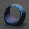 Wide Square Signet Ring for Men in Stainless Steel - Image 21