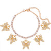 Shining Crystal Maple Leaf Anklets for Women Gold Silver Color Full Rhinestone Tennis Chain Ankle Bracelet Jewelry Gift - Image 16