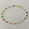 Gold Plated Multi Color Crystal Beads Anklet Chain Ankle Bracelet For Women Girl Summer Ankle Bracelet Boho Beach Foot Chain - Image 2