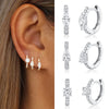Crmya Gold Silver Filled Hoop Earrings For Women Opal Zircon Earring Hoops Mini Earings Ear Jewelry - Image 5