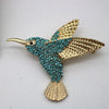Retro Cute Hummingbird Brooch Female Corsage Coat Pin Brooch Jewelry for Women Wedding Party Accessories - Image 6