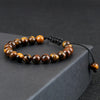 Braided Stone Bead Bracelet with Multiple Bead Sizes - Image 2