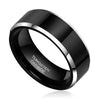 Somen 8mm 6mm Women Men Black Tungsten Carbide Ring Wedding Band Promise Marriage Couples Rings Set Alliance Jewelry - Image 3