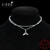 Silver Fishtail Pendant Double Layer Anklets Women Jewelry Summer Beach Charm Foot Chain Bracelet Gift - Image 7