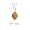 316 Stainless Steel 12 Constellation Drop Pendant Necklace Golden Jewelry Metal Collar Necklace Gift - Image 6
