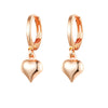 Crmya Gold Silver Filled Heart Hoop Earrings CZ Zircon Long Chain Stud Earings For Women Girls Jewelry - Image 38