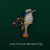 Creative Enamel Female Suit Bird Dragonfly Animal Pin Brooch Woman Bag School Bag Brooches Accessories - Image 26