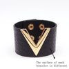 Europe Crack Leather Bracelet For Women All-Match V Word Wide Punk Style Soft Jewellery Cool - Image 13
