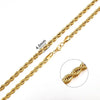 2mm-7mm Rope Chain Necklace Stainless Steel Choker Men Women Jewelry Silver Color Chains Gift - Image 7