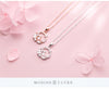 Modian New Luminous CZ Geometric Round Circle 925 Sterling Silver Charm Pendant for Women Link Chain Fine Jewelry 2020 Design