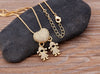Family Pendant Necklace with Child Figure Combinations and Stone Accents - Image 59