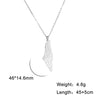 Map Outline Pendant Necklace with 45 cm Stainless Steel Chain - Image 19