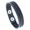 Leather Wide Cuff Bangles Punk Vintage Three Layers Wide Black Brown Men Jewelry Bracelets - Image 40