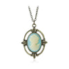 The Vampire Diaries Necklace Elena Gilbert Necklaces for Women Movie Jewelry Charm Katherine Klaus Forbes Blue Stone Choker - Image 9