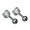 Stainless Steel 16G Cartilage Stud Earrings with 3 mm to 6 mm Stone Options - Image 10