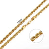 2mm-7mm Rope Chain Necklace Stainless Steel Choker Men Women Jewelry Silver Color Chains Gift - Image 10