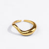 Silver Rings for Women Curve Vintage Wedding Jewelry Large Adjustable Antique Rings - Image 8