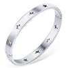Nibastar Hollow Star Bracelets Bangles For Women Stainless Steel Sweet Romantic Bracelet Rose Gold Color Jewelry Gift - Image 4
