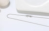 Silver 1.0mm Side Chain Necklace for Women Girls Elegant Necklace Jewelry 40/45/50/55/60cm - Image 13