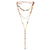Stainless Steel Sexy Multilayer Sequins Chain Tassel Crystal Pendant Necklace For Woman Y Shape Disc Choker Necklace - Image 10