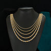 2/3/4/5/6mm Stainless Steel Twisted Rope Chain Long Necklace for Men Women Mixed Color Statement Punk Rock Metal Jewelry - Image 13