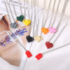 2Pcs Heart Brick Couples Love Necklace For Lovers Women Men Lego Elements Friends Necklaces Valentines Gift Jewelry - Image 3