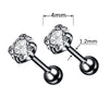 Stainless Steel 16G Cartilage Stud Earrings with 3 mm to 6 mm Stone Options - Image 17