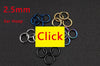 Stainless Steel Hoop Earrings with 3 mm to 5 mm Bands in Multiple Sizes - Image 29