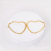 316L Stainless Steel Heart Shape Earrings Sweety Hoop Earring Gold/Silver Color for Women Jewelry Accessories - Image 8