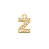 7x8mm Brass Cubic Zirconia Crystal 26 Letter Charms Pendants for Women Necklace Earring Jewelry Accessories Model - Image 15