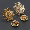 1 Pair Retro Lapel Pin Brooch Vintage Tree Leaf Collar Pin Hollowed Out Crown Shirts Suits Breastpin Jewelry Accessories - Image 14
