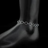 Silver Anklets Bracelet Simple Round Pendant Foot Anklet Chain Women Ankle Bracelet Foot Jewelry - Image 6