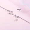 Silver Color 12 Constellation Zodiac Charm Bracelet For Women Birthday Gift Cubic Zircon Bracelet Jewelry S - Image 16