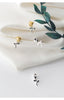 Modian Gold Color Rose Flower Jewelry For Women Charm Tree Leaf Classic Real 925 Sterling Silver Stud Earrings Gift