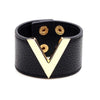 Europe Crack Leather Bracelet For Women All-Match V Word Wide Punk Style Soft Jewellery Cool - Image 7