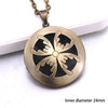 Heart Carved Flower Stripe Locket Pendant Necklace Women Vintage Ancient Brass Opening Photo Box Jewelry Romantic Gift - Image 16