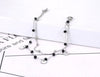 Bohemia Style Stainless Steel Choker Necklace Bracelet Earrings Sets For Women Girls Black Crystal Chain Jewelry - Image 22