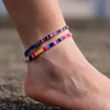 2Pcs/Lot Bohemian Anklets for Men and Women Handmade Rope Friendship Beach Barefoot Bracelet on the Leg Chain Boho Foot Jewelry - Image 8