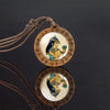 Ancient Egyptian Necklace Ankh Glass Dome Wooden Pendant Rope Chian Necklaces Egypt Cross Anubis Scarab Isis Goddess Jewelry - Image 9