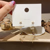 Korean Crystal Star Moon Dangle Earrings For Women Flowers Long Tassel Earring Party Jewelry Gifts - Image 3